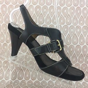 Aerosoles Women's Black Heel Sandals Size 9 M S547